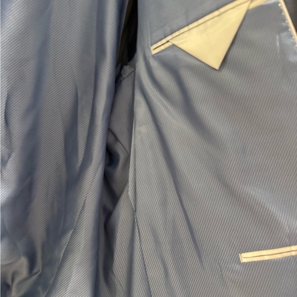 GS Perfect Fit Men's Notch Lapel Flap Pocket Blazer Suit Jacket - Picture 7 of 9